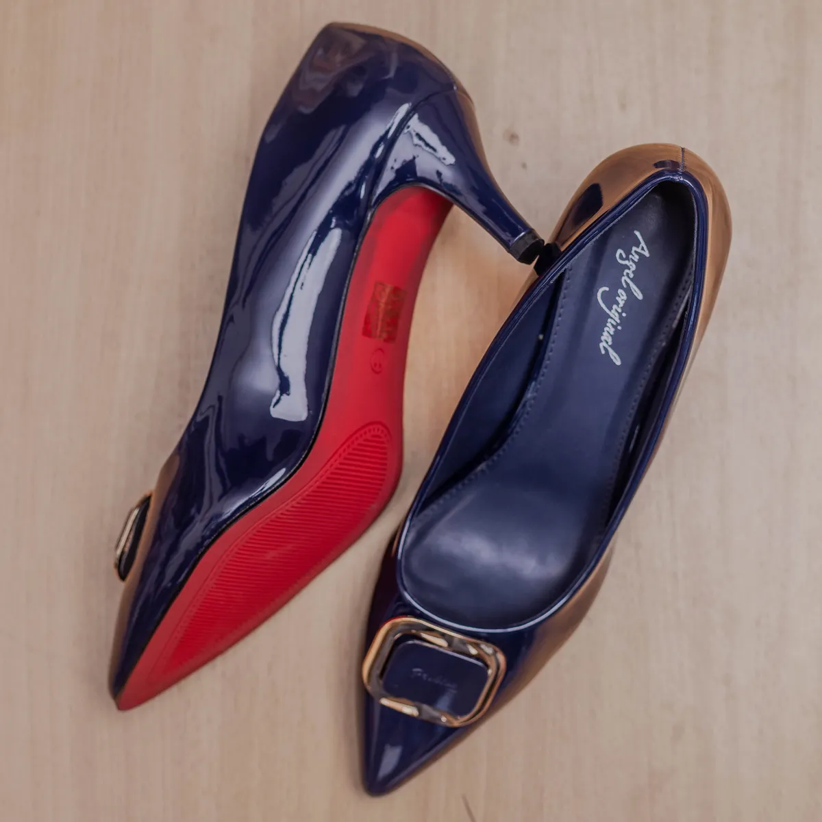 Midnight Blue Pencil Heels